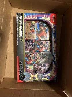 Pokemon TCG Mega Lucario ex Premium Figure Collection Box Factory Sealed - Image 1