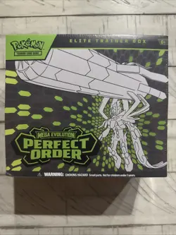 Elite Trainer Box Perfect Order ME03 Pokemon TCG MEGA EVOLUTUION NEW SEALED - Image 1