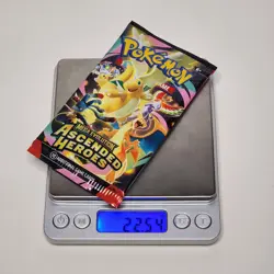 22.54g Pokemon TCG Ascended Heroes Booster Pack (FACTORY SEALED) - Image 1