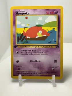 Slowpoke 67/82 1st Edition Team Rocket Common - Image 1