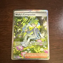 Pokemon Wally's Compassion Trainer Special Illustration Rare Holo 186/132 Me01 - Image 1