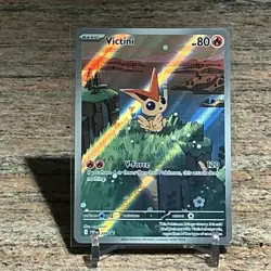 Pokemon Victini Black Star Promo Full Art Holo 208 - Image 1
