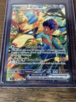 Pokemon TCG Hop’s Zacian EX 185/159 Journey Together SIR Near Mint Holo - Image 4