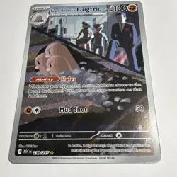 Pokemon Team Rocket's Dugtrio Full Art Holo Rare 239/217 ASC 100 HP English - Image 2