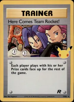 Here Comes Team Rocket! 15/82 Holo - Pokemon Celebrations: Classic Collection 3 - Image 1