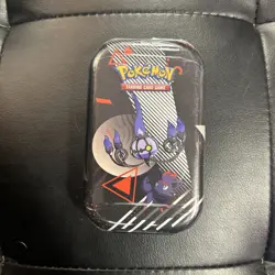 Pokemon TCG S&V Black Bolt White Flare Unova Mini Tin Chandelure Zorua - Image 1