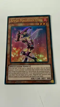 Yu-Gi-Oh! Apple Magician Girl MVP1-EN015 Ultra Rare Mint 1st Edition - Image 1