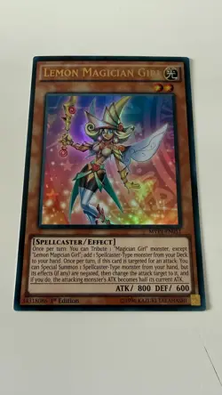Yu-Gi-Oh! Lemon Magician Girl MVP1-EN051 Ultra Rare Mint 1st Edition - Image 1