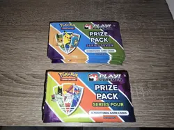 Play! Pokemon Prize Pack Series 4- (10) Packs and Series 7- (10) Packs, Sealed! - Image 2