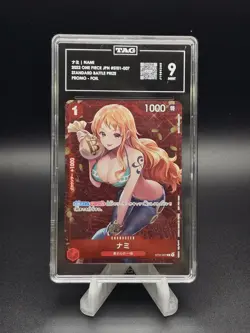 2022 One Piece Japanese Standard Battle Prize Promo Nami Foil TAG 9 - Image 1