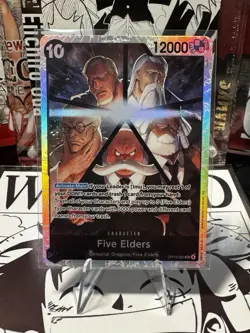 Bandai One Piece Card Game Five Elders OP13-082 Foil - Image 1