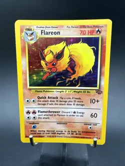 Pokemon Flareon 3/64 Holo Jungle 1999 WOTC Vintage - Image 1