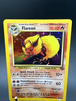 Pokemon Flareon 3/64 Holo Jungle 1999 WOTC Vintage - Image 2