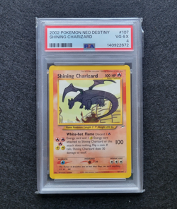 PSA 4 VG-EX Shining Charizard Neo Destiny Holo Rare Pokemon Card 107/105 - Image 2
