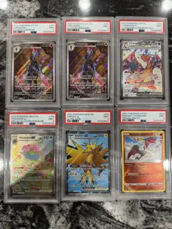 Pokemon TCG Graded Lot of 12 Cards NM-M - Image 1
