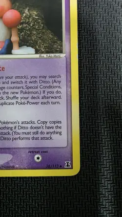 Pokemon Card - Ditto Mr Mime Delta Species 38/113 Uncommon Non Foil - Image 4