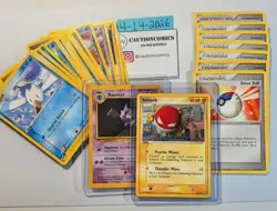 Pokemon Vintage (25 Cards) 2003 - 07 TCG Card Lot #01 (PB3) + Base Set 2 Haunter - Image 1