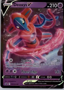 Deoxys V Holo Promo SWSH: Sword & Shield Promo Cards SWSH266 NM - Image 1
