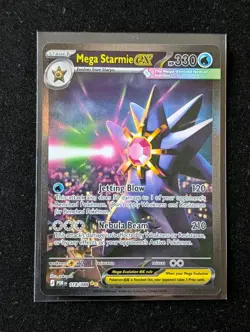 Pokemon TCG Perfect Order Mega Starmie EX Special Illustration Rare Holo Card - Image 1