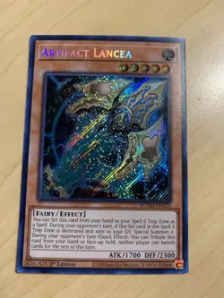 Yugioh - Artifact Lancea BLMM-EN125 - Secret Rare - 1st Ed NM - Image 1
