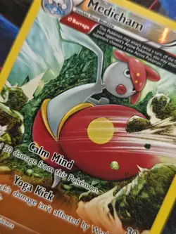 Medicham 81/160 XY Primal Clash Reverse Holo Rare Pokemon Card - Image 2