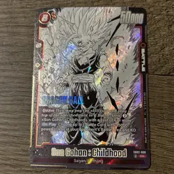 Son Gohan : Childhood SB02-008 Manga Booster 02-Dragon Ball Card English Fusion - Image 1