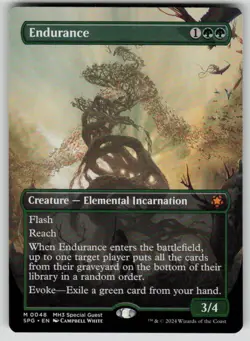 Endurance (Borderless) Mythic Special Guests 48 MTG Near Mint 2023 - Image 1