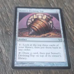 Wizards of the Coast Sensei's Divining Top Artifact Kamigawa Uncommon 2004 - Image 1