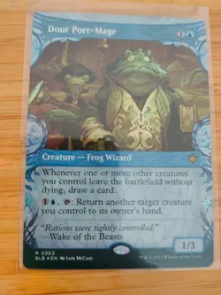 MTG Dour Port-Mage (FOIL Showcase) 0303 Bloomburrow M/NM Free UK P&P - Image 1