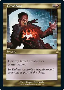 MTG - Dreadbore - Retro Frame - Ravnica Remastered - Magic the Gathering - Image 1