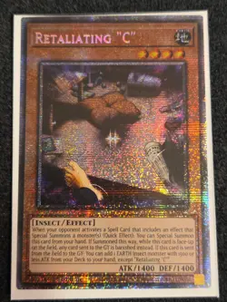 1(M/NM) - Retaliating C - MP25-EN027 - Starlight Rare - 1st Edition Yugioh - Image 1