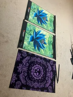 mtg wall poster banner scroll black lotus + BLACK lot x3 - Image 2