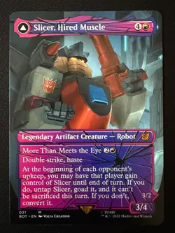 Slicer, Hired Muscle (Shattered Glass) Universes Beyond: Transformers Regular NM - Image 1