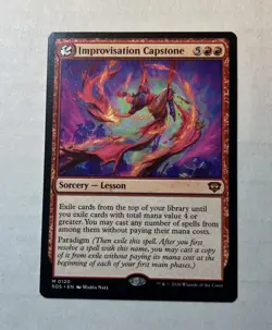 Improvisation Capstone-Mint Pack Fresh-Secrets of Strixhaven MTG Magic English - Image 1