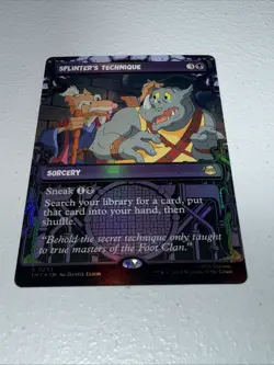 MTG, Splinter's Technique FOIL (Showcase) 233 NM Teenage Mutant Ninja Turtles - Image 1