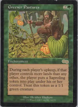 Greener Pastures HP (#2) #258 Urza's Saga MTG - Image 1