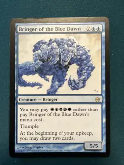 MTG Bringer Of The Blue Dawn Regular Fifth Dawn Unplayed - Image 1