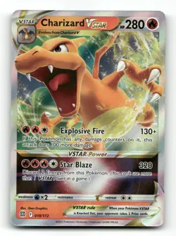 Charizard VSTAR 018/172 - Brilliant Stars - Pokemon Card NM/M - Image 1