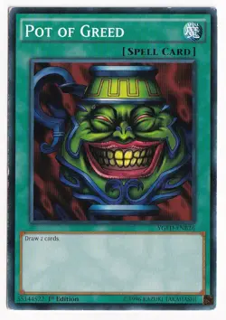 Pot of Greed YGLD-ENB26 Yu-Gi-Oh! TCG Yugioh YGO 1st - Image 1