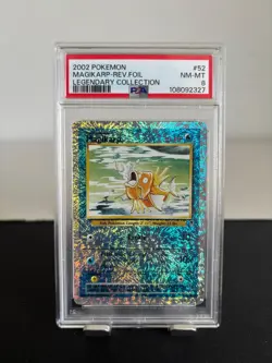 PSA 8 Magikarp 52 Legendary Collection Reverse Foil Pokemon 2002 - Image 3