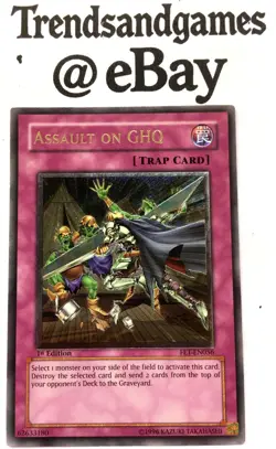 YUGIOH - ASSAULT ON GHQ - FET-EN056 - 1ST ED - ULTIMATE - NM - FLAMING ET. - N°2 - Image 1