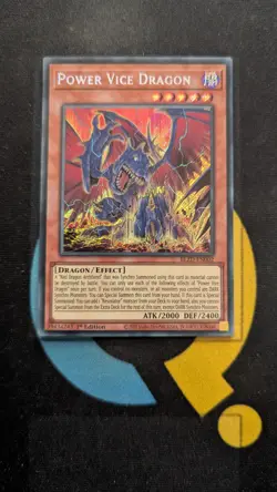 BLZD-EN002 Power Vice x3 Dragon Secret Rare 1st Edition YuGiOh Playset - Image 2