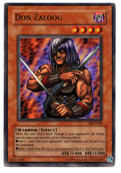 Don Zaloog Ultra Rare Pharaonic Guardian PGD-029 YuGiOh Card Unlimited LP (CS) - Image 1