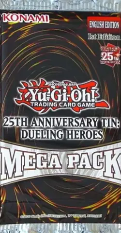 Yugioh - 25th Anniversary Tin: Dueling Heroes Mega Pack - Factory sealed - Image 1