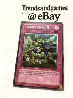 YUGIOH - ASSAULT ON GHQ - FET-EN056 - 1ST ED - ULTIMATE - NM - FLAMING ETERNITY - Image 3
