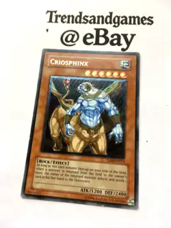 YUGIOH - CRIOSPHYNX - TLM-EN013 - ULTIMATE RARE - EXCELLENT - THE LOST MILLENIUM - Image 3