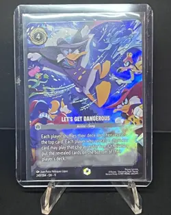 Lorcana Let's Get Dangerous-ENCHANTED-Darkwing Duck 240/204 EN 11 - Image 3