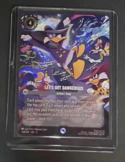 Lorcana Let's Get Dangerous-ENCHANTED-Darkwing Duck 240/204 EN 11 - Image 4