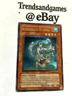 YUGIOH - AQUARIAN ALESSA - TAEV-EN020 - 1ST ED - ULTIMATE RARE - NEAR MINT - ENG - Image 2