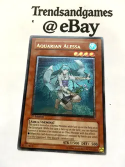 YUGIOH - AQUARIAN ALESSA - TAEV-EN020 - 1ST ED - ULTIMATE RARE - NEAR MINT - ENG - Image 3